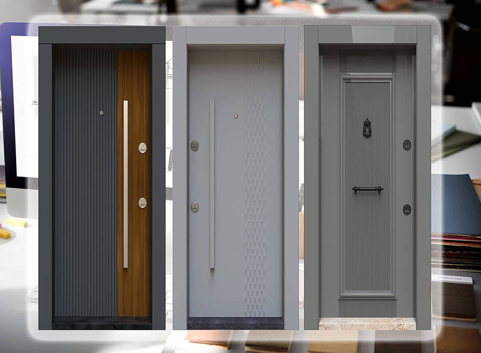 Modern Tasarımlı Çelik Kapı Çeşitleri ile Evinize Estetik ve Güvenlik Katın